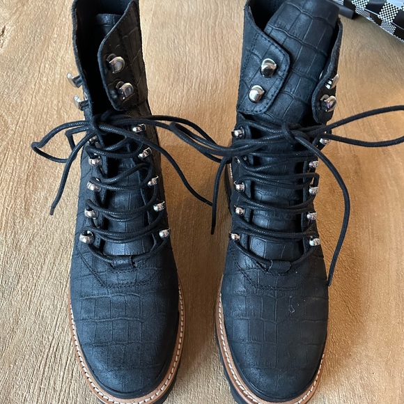 Marc Fisher Combat Boots - Picture 3 of 4